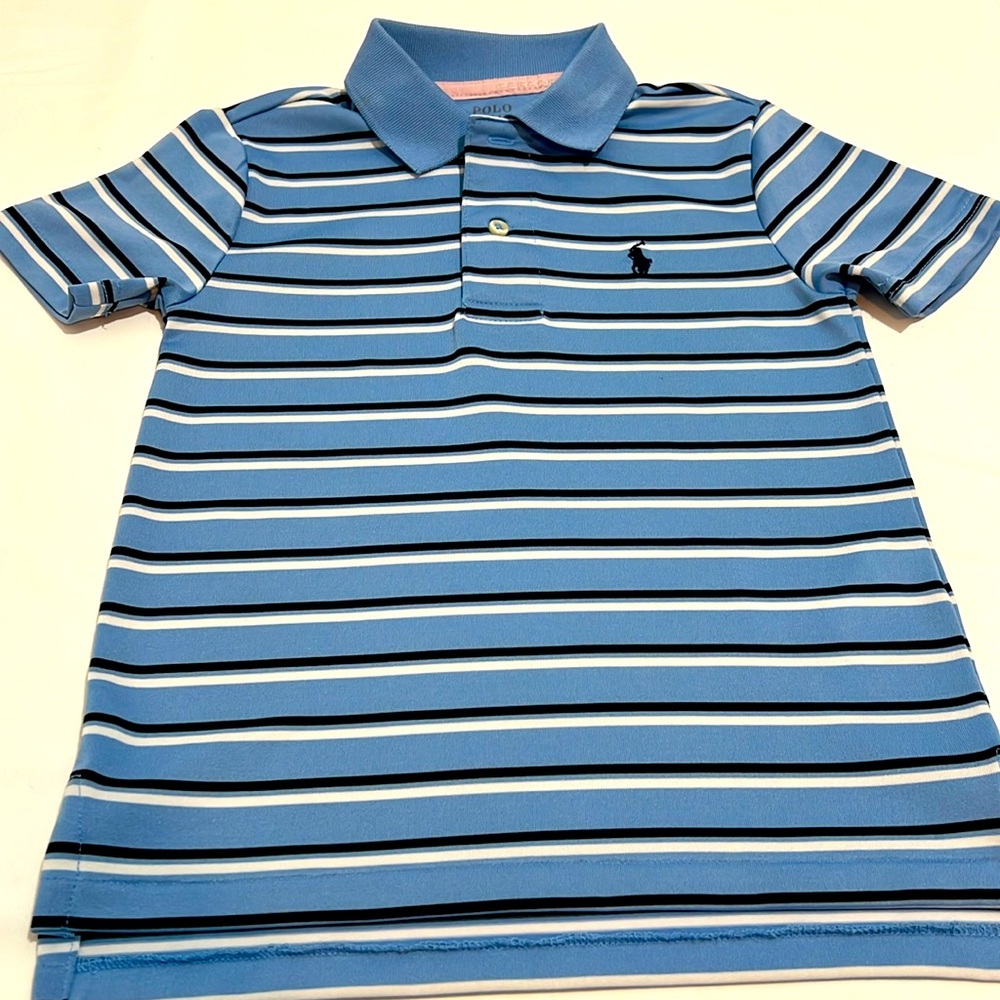 Performance Jersey Polo shirt- Blue Multi